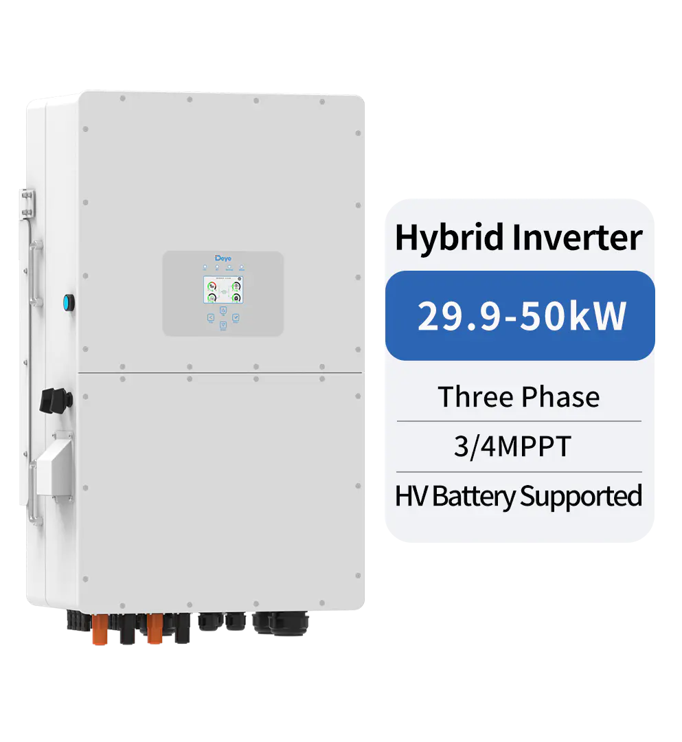 30kW Deye Hybrid Inverter - High Voltage - Three Phase (30K-SG01HP3-EU ...